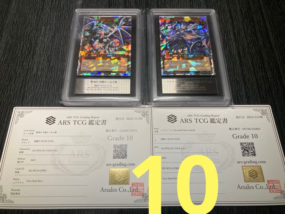 聖域を守護せし光の龍　エルテェイス　ザ　マスター・オブ・デュエル　ARS10