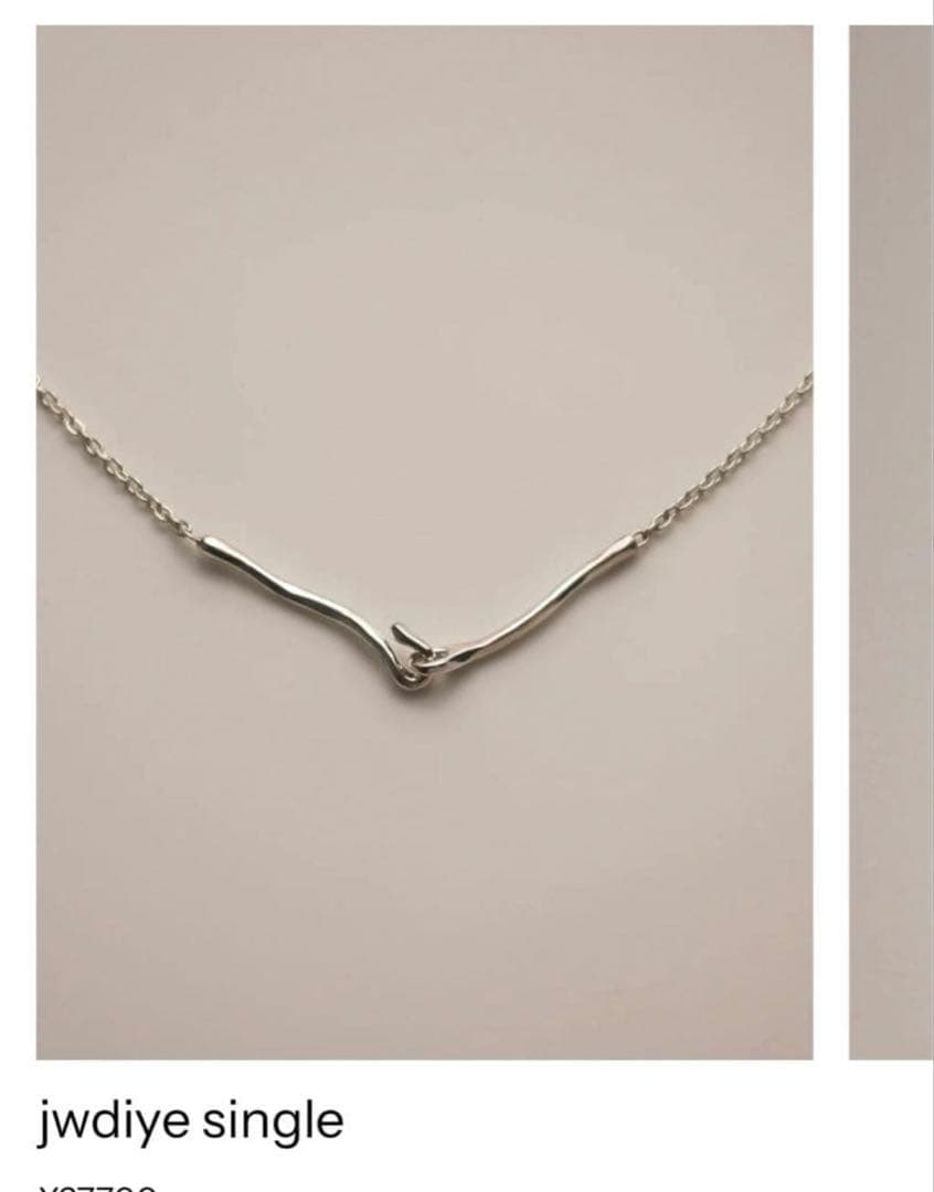 GAGAN jwdiye single ネックレス　L