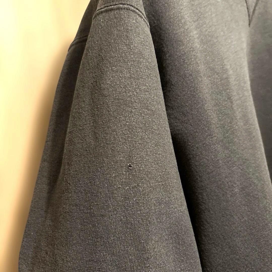 アメリカ製　Champion スウェットパーカー　ブラック　XXL