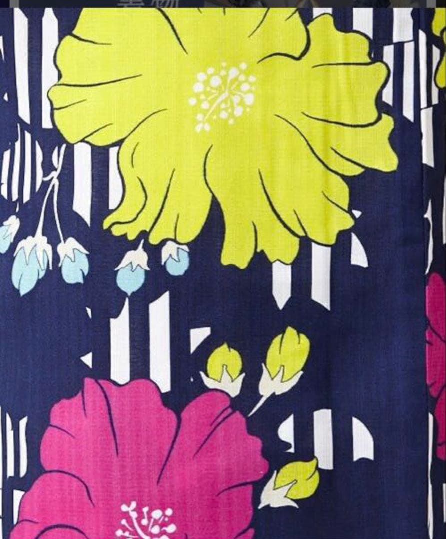 ふりふ　浴衣　美品　洗える着物　ポリエステル　完売品　検索)セオアルファ　セオα