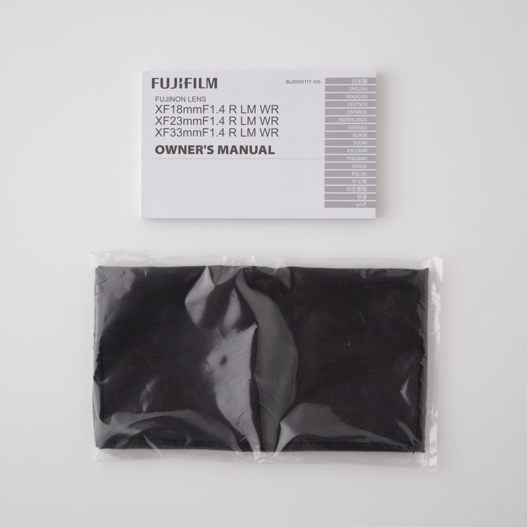 FUJIFILM フジノンレンズ XF33mmF1.4 R LM WR