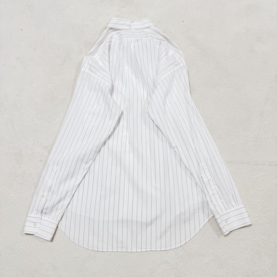 美品 グラフペーパー トーマスメイソン ストライプ ブロード ボックスシャツ 2