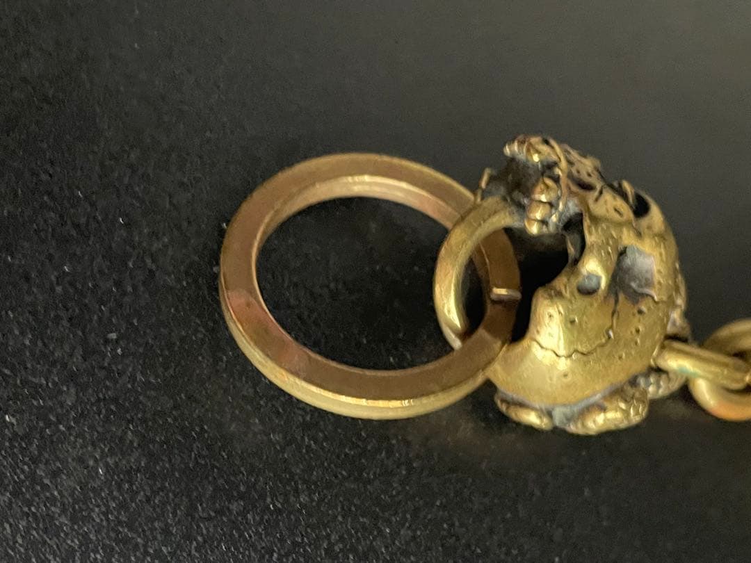 ブラックサイン アージェントグリーム スカル キーホルダー