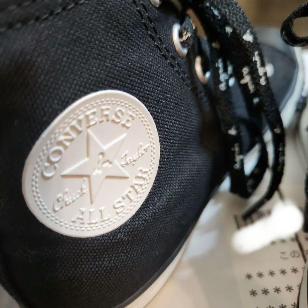 アニエスベー×コンバース キッズ ハイカットスニーカー　チャック付き　　19cm