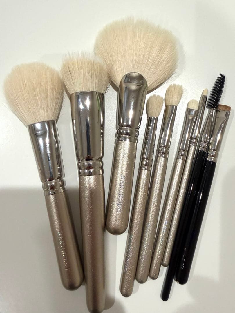 白鳳堂 ブラシ セット 天然毛 9本