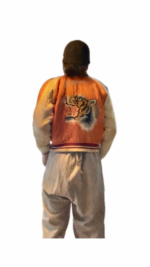 50s 顔虎　スカジャン