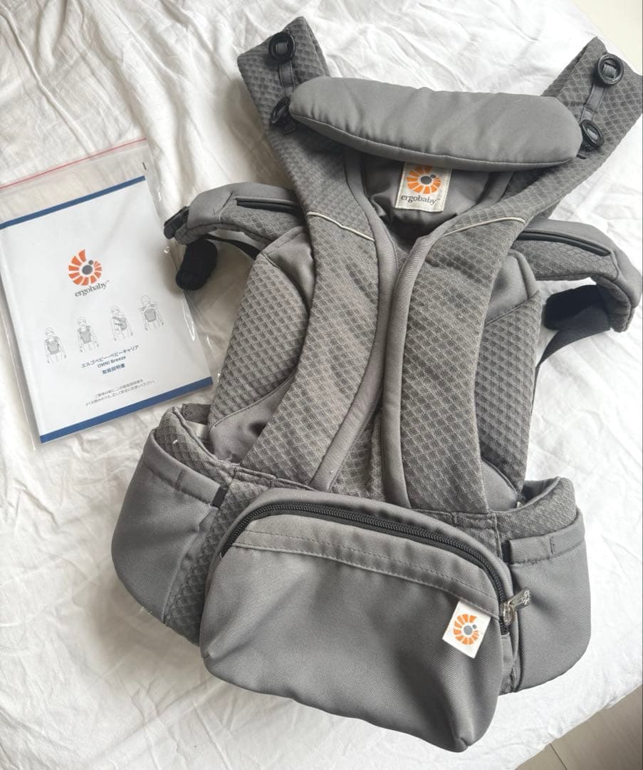 エルゴベビー　ベビーキャリア OMNI Breeze グラファイトグレー