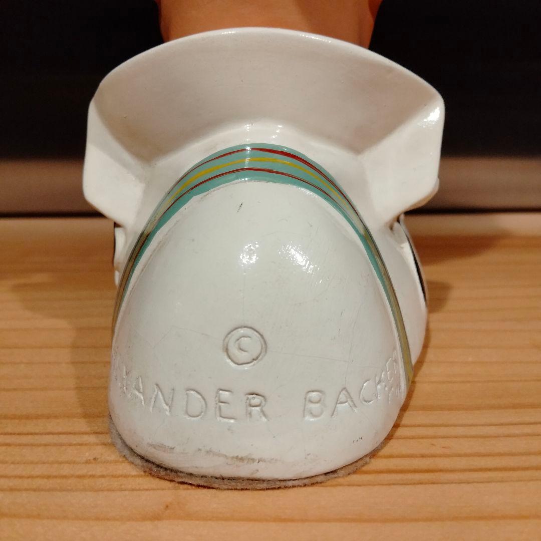 美品 ビンテージ 四つ目　4つ目　置物　ミッドセンチュリー　酔っ払い