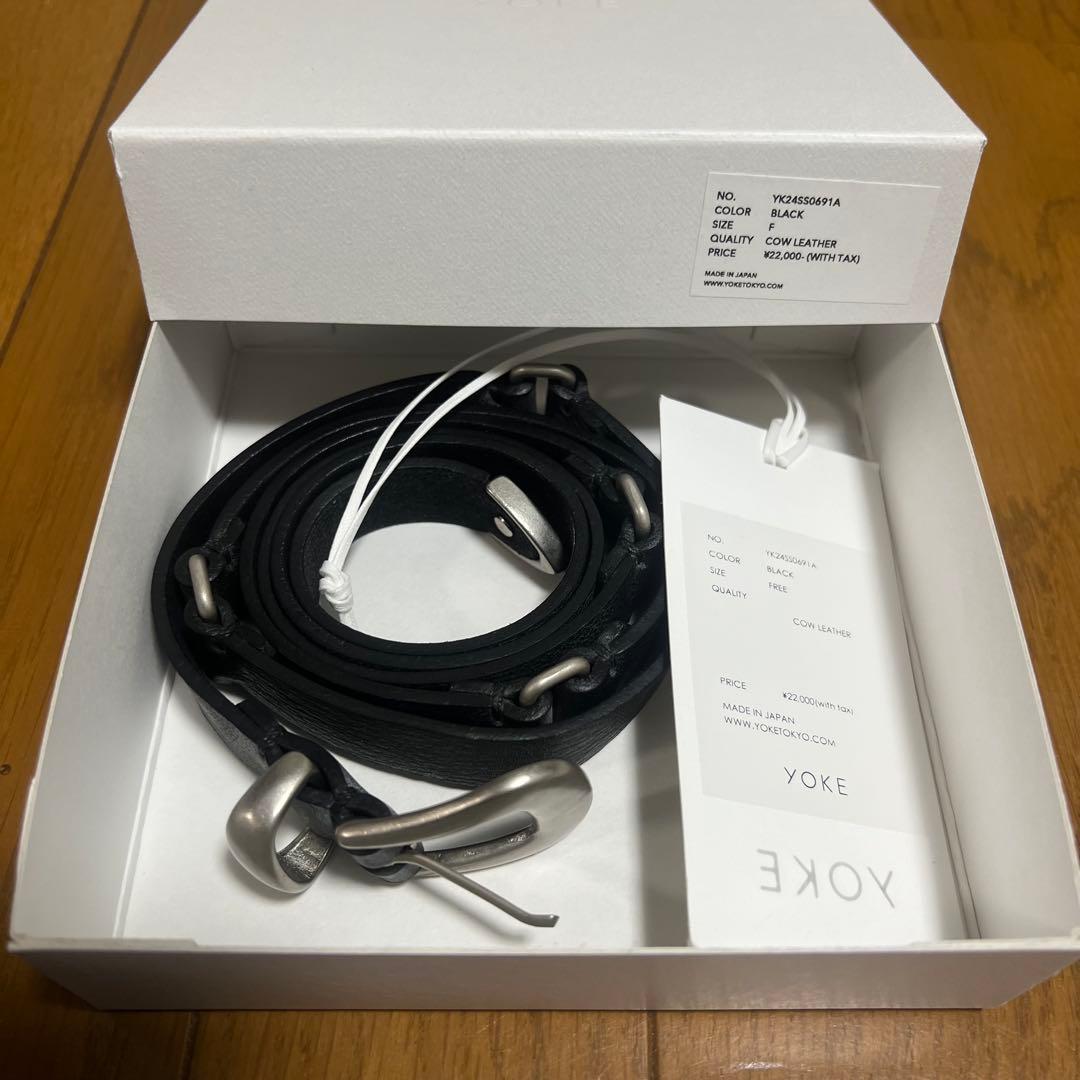 YOKE leather western belt ウエスタン レザー ベルト