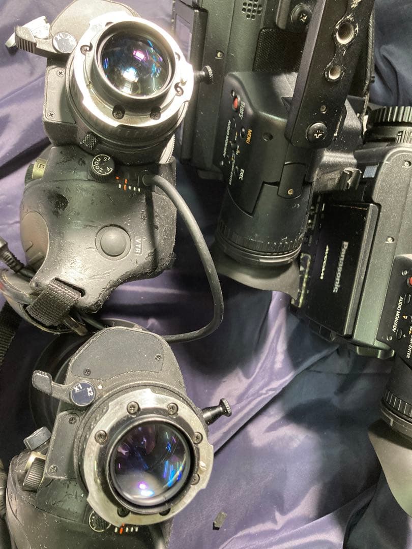 panasonic AG-AF105二台　放送用レンズ付き現状ジャンク扱い！