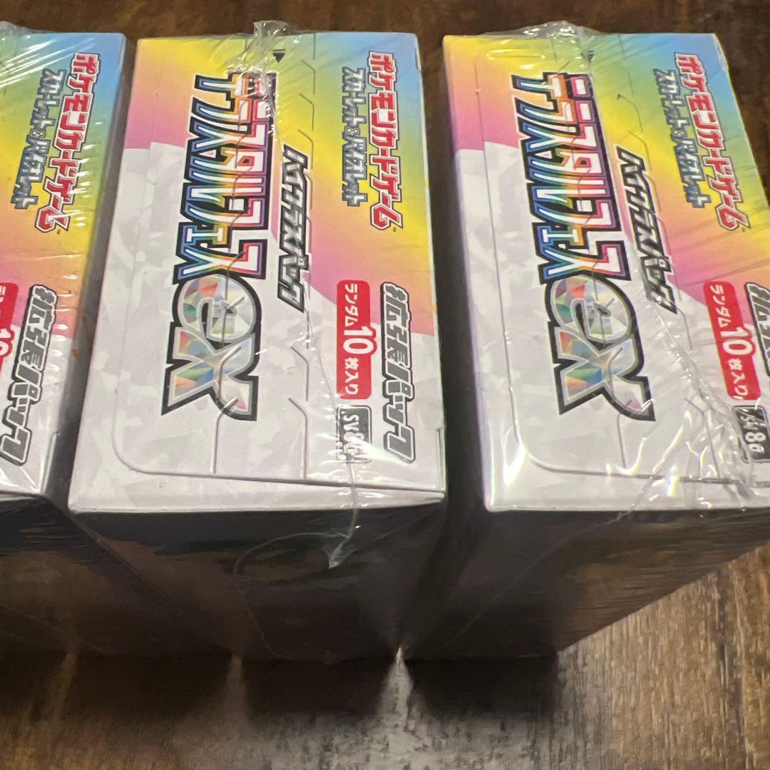 ポケモンカード　テラスタルフェス　4BOX シュリンク付き