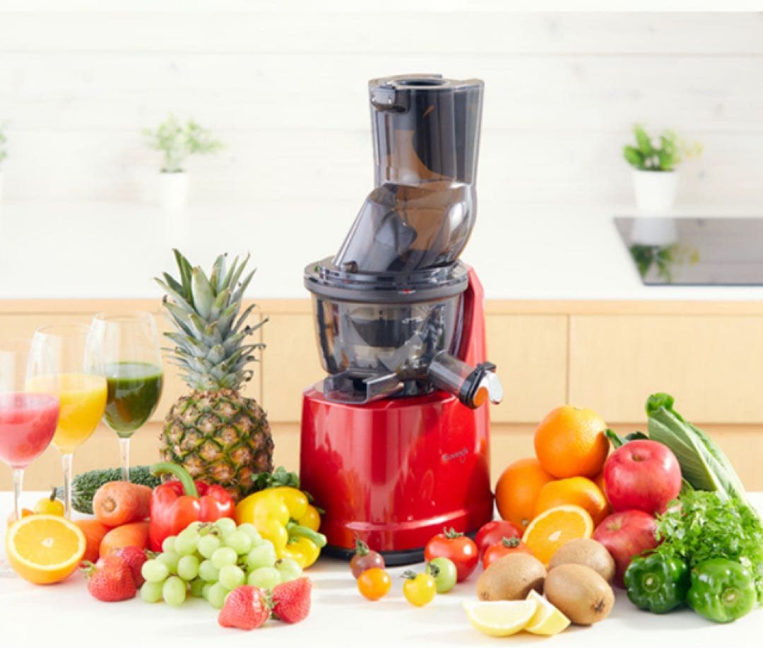 一度使用のみ美品【クビンスホールスロージューサー】EVO800低速圧搾ジューサー