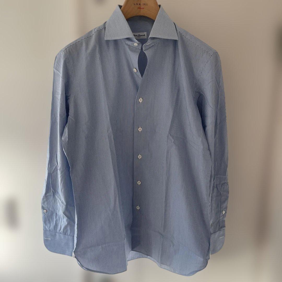 【美品、値下げ】エリコフォルミコラ　ストライプ　シャツ