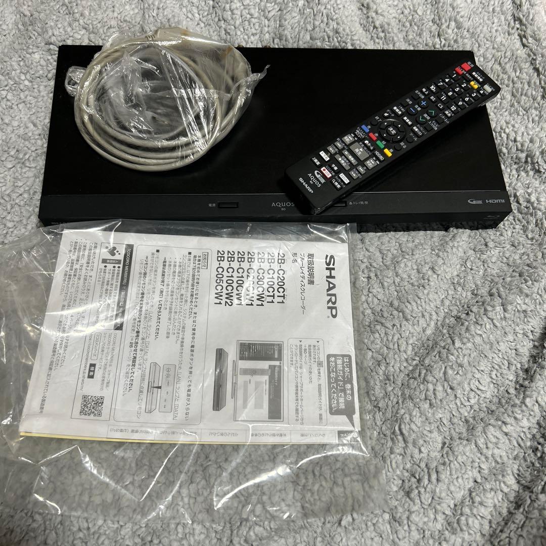 SHARP 2B-C10CW1 ブルーレイプレーヤー、レコーダー