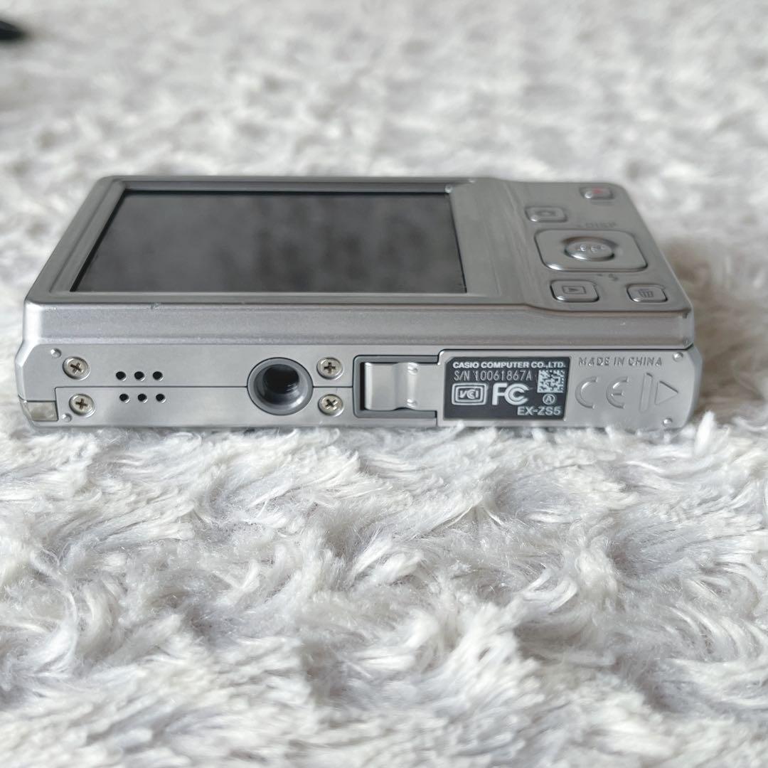 【動作確認済み】CASIO EXILIM EX-ZS5 シルバー