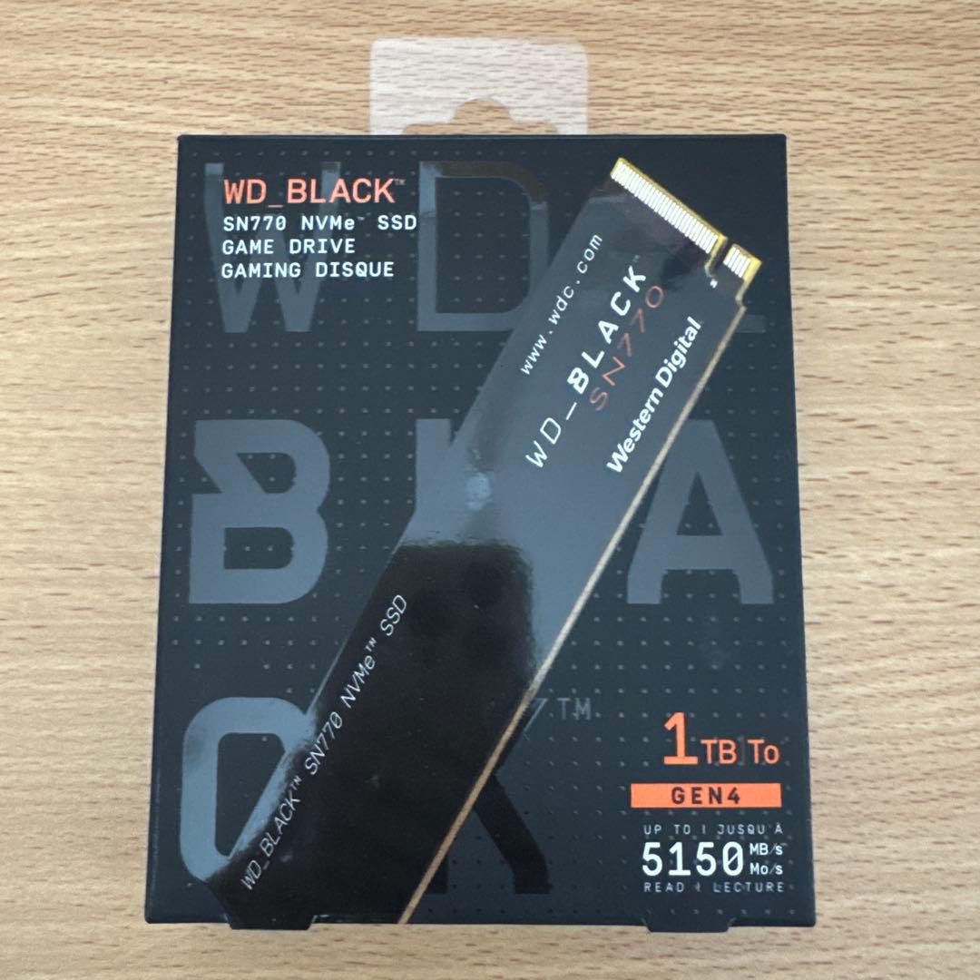 内蔵型SSD WD_BLACK SN770 1TB NVMe SSD