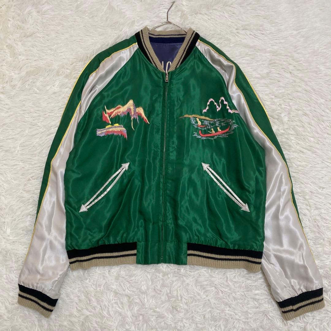 【希少】テーラー東洋 キングカメハメハ×ハワイアンクレスト スカジャン M