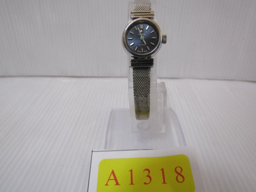 A1318 アンティークオメガOMEGAデヴィルメッシュベルトレディースウォッチ