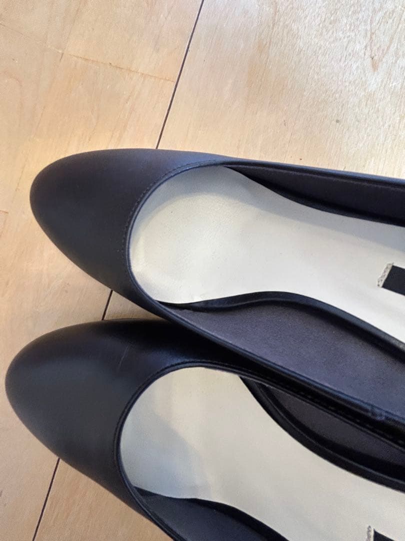 OURアワーホーム　フォーマルに使えるレザーパンプス24.5