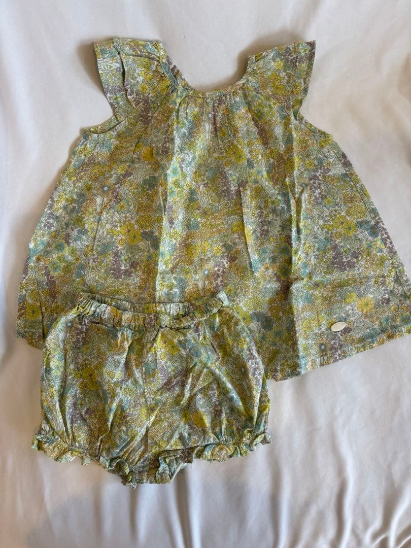 タルティーヌエショコラ　ブルマ付きリバティワンピース4点セット美品