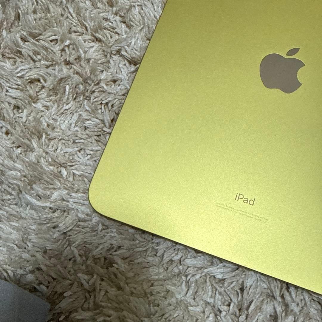 Apple iPad A2696 イエロー　64GB 10世代　訳アリ美品