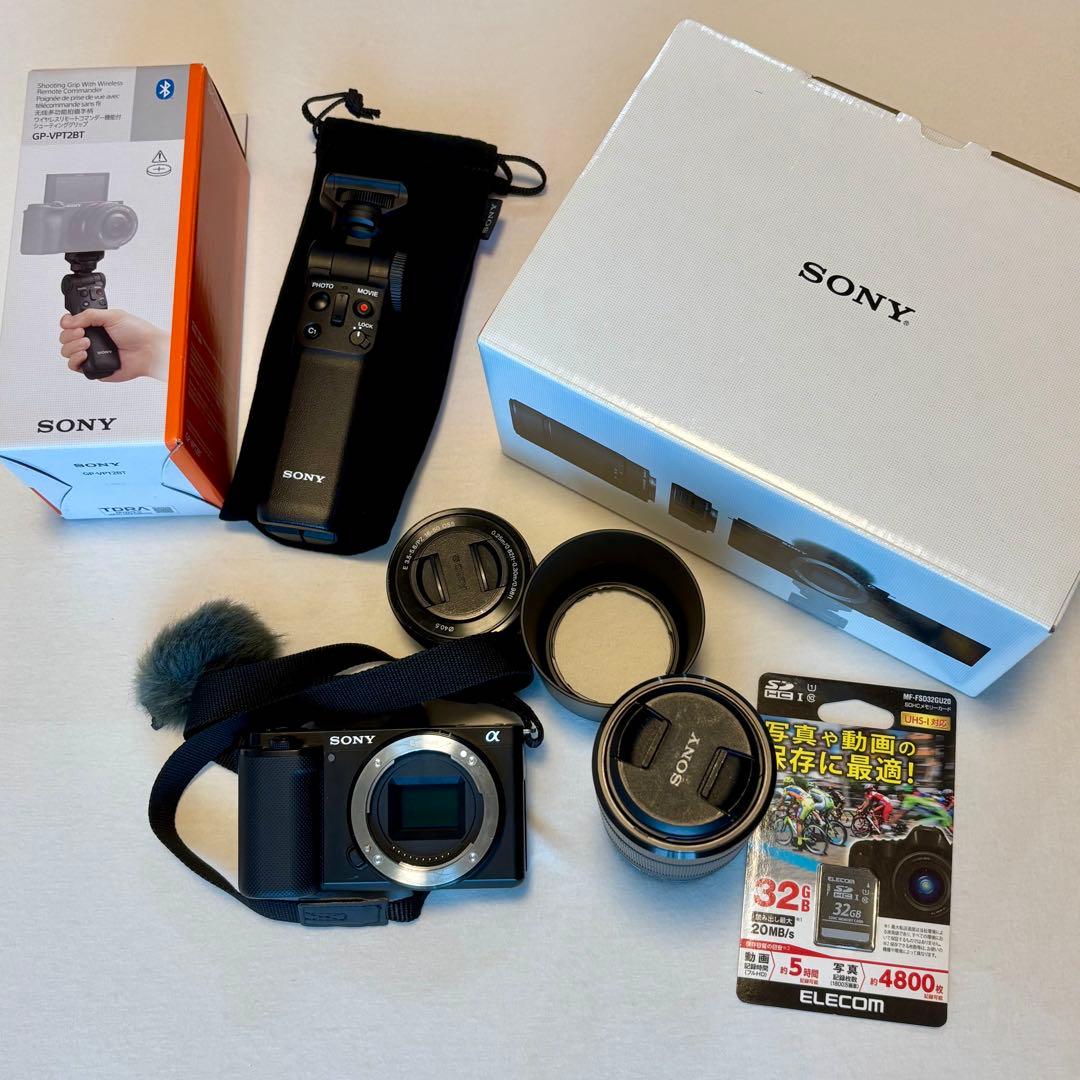 Sony vlogcam ZV-E10 ダブルズームレンズキット