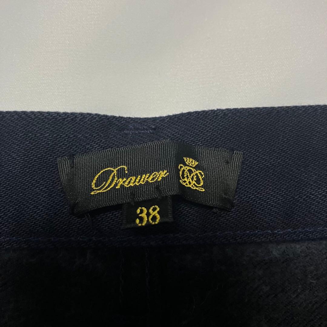 Drawerドゥロワー　コットンシルクデニムペインターパンツ　38 日本製