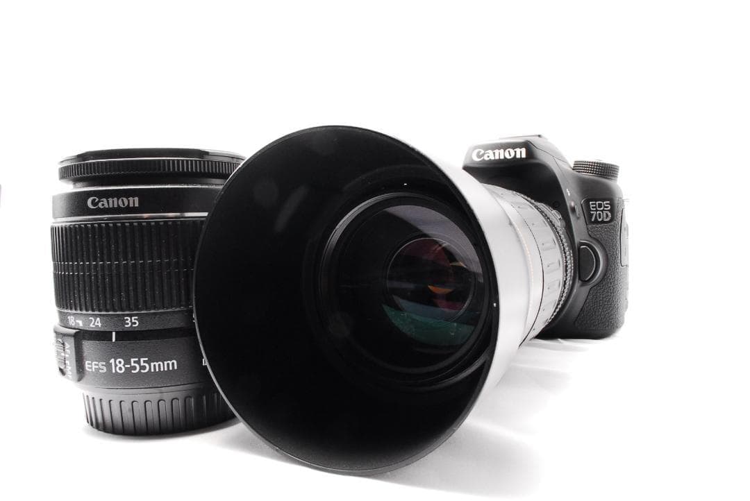 Canon EOS 70D✨一眼レフ✨ダブルレンズセット✨バッグ付