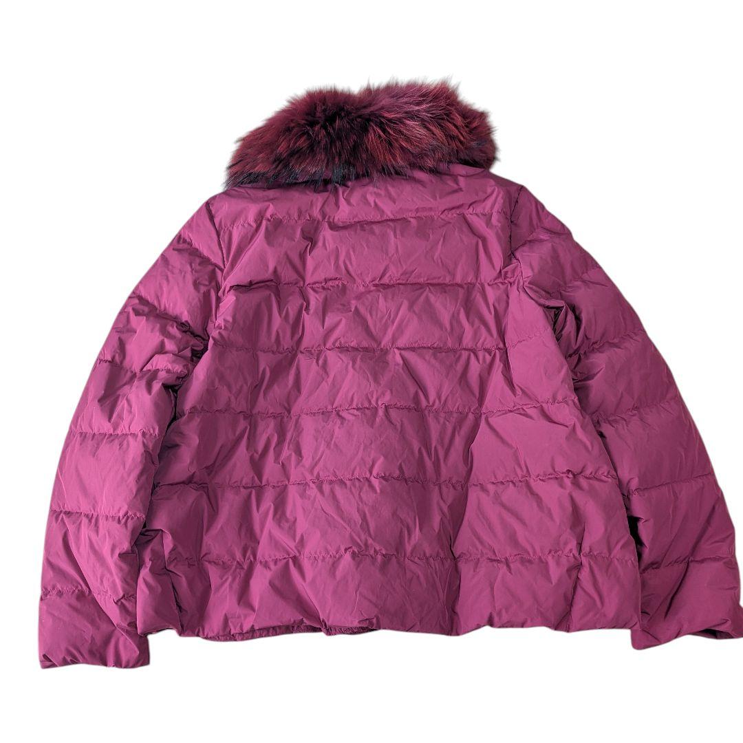 交渉可◯大きいサイズ☆MAX&Co. ラクーンファー ダウンジャケット 極暖