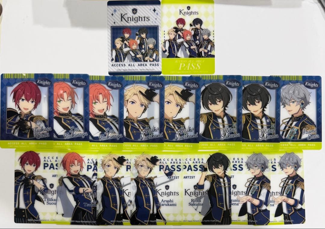 あんスタ　ドリームライブくじ　Knights クリアフォトカード