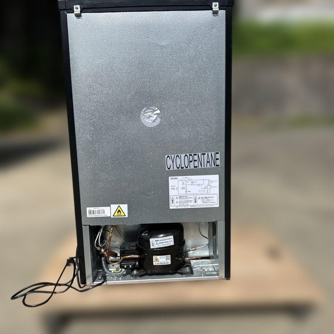 ブラック冷蔵庫 サイクロペンタン断熱材