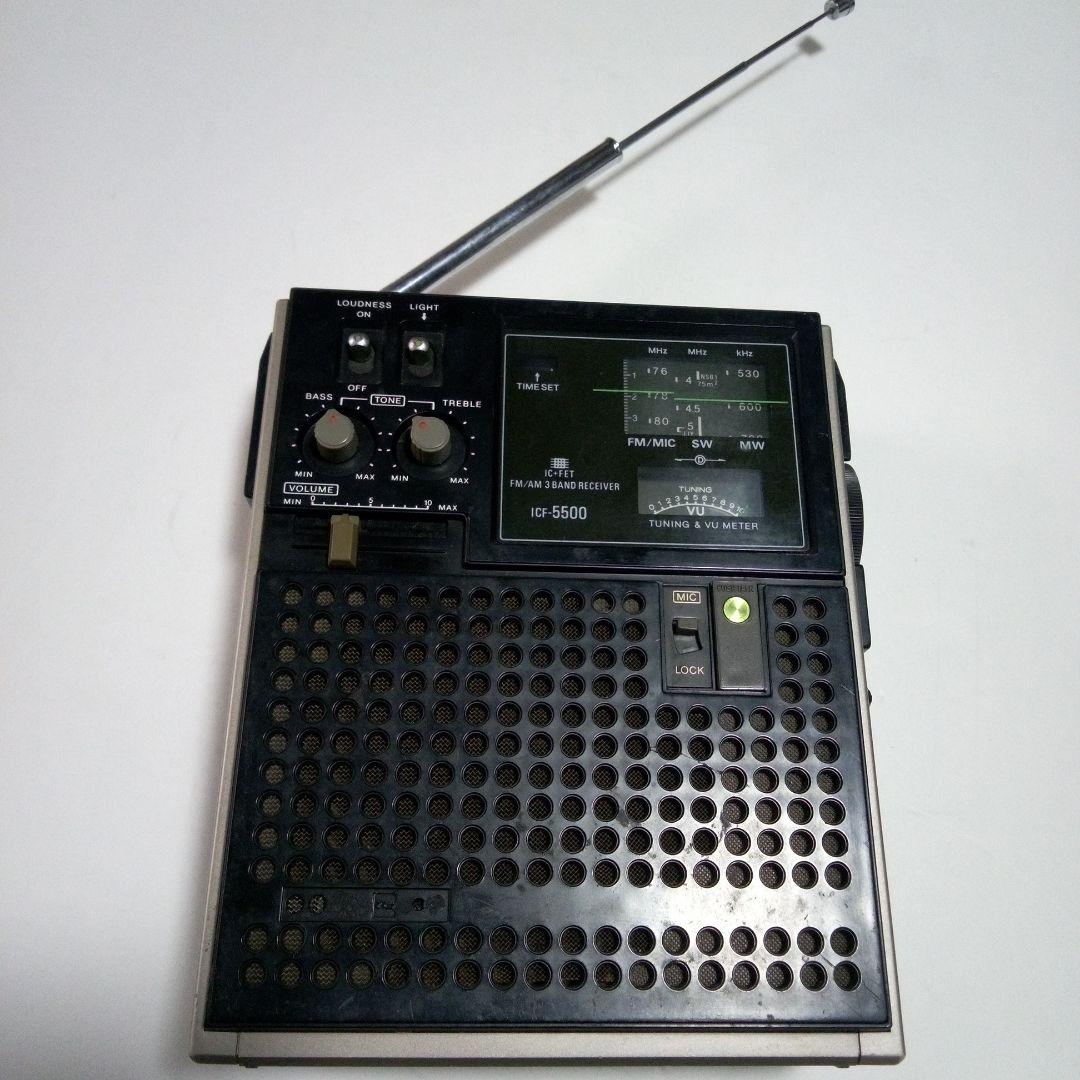SONY　ICF-5500　家庭用ラジオ