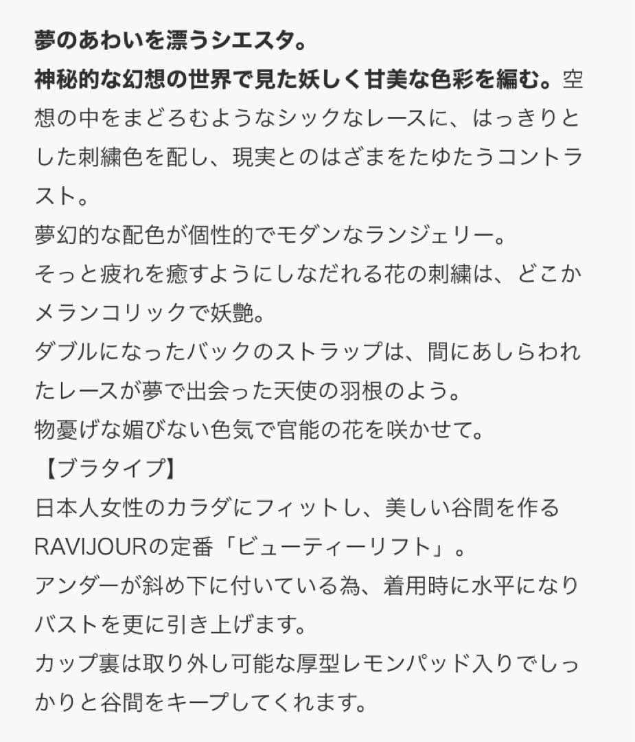 ゆうまま2点セット【RAVJIOUR 】E65 ブラTショーツセット