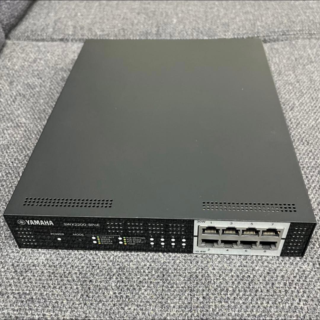 YAMAHA SWX2200-8PoE スマートL2 スイッチ 中古美品 002