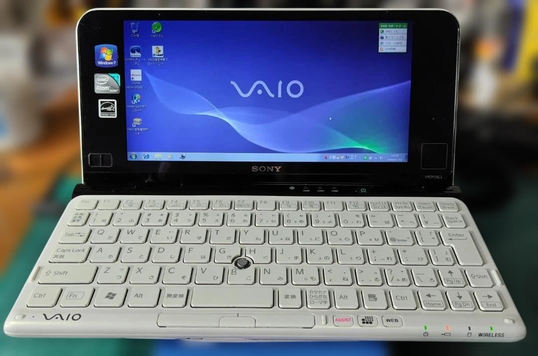 美品 SONY VAIO type P VPCP11ALJ Windows7