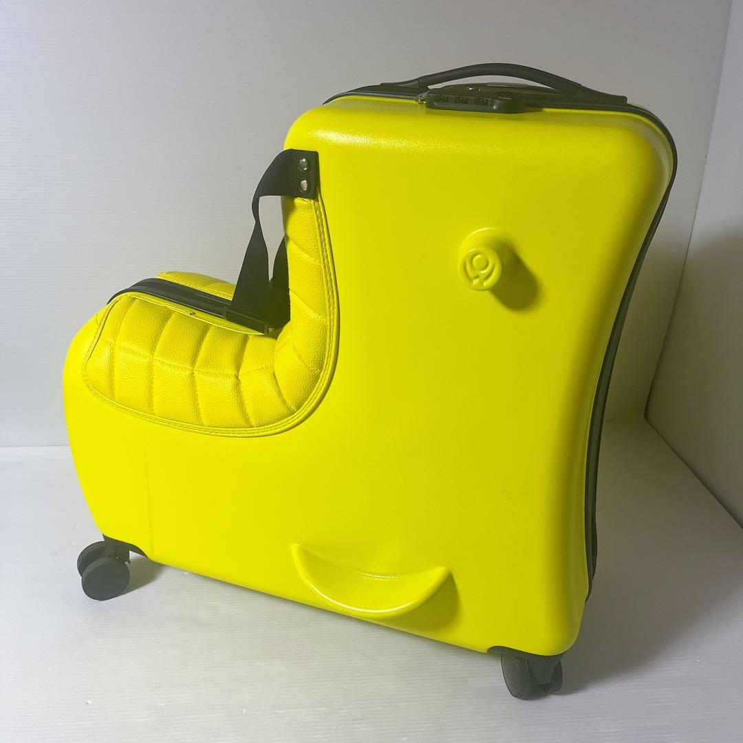 子供が乗れるキャリーケース クッションタイプ　Mサイズ