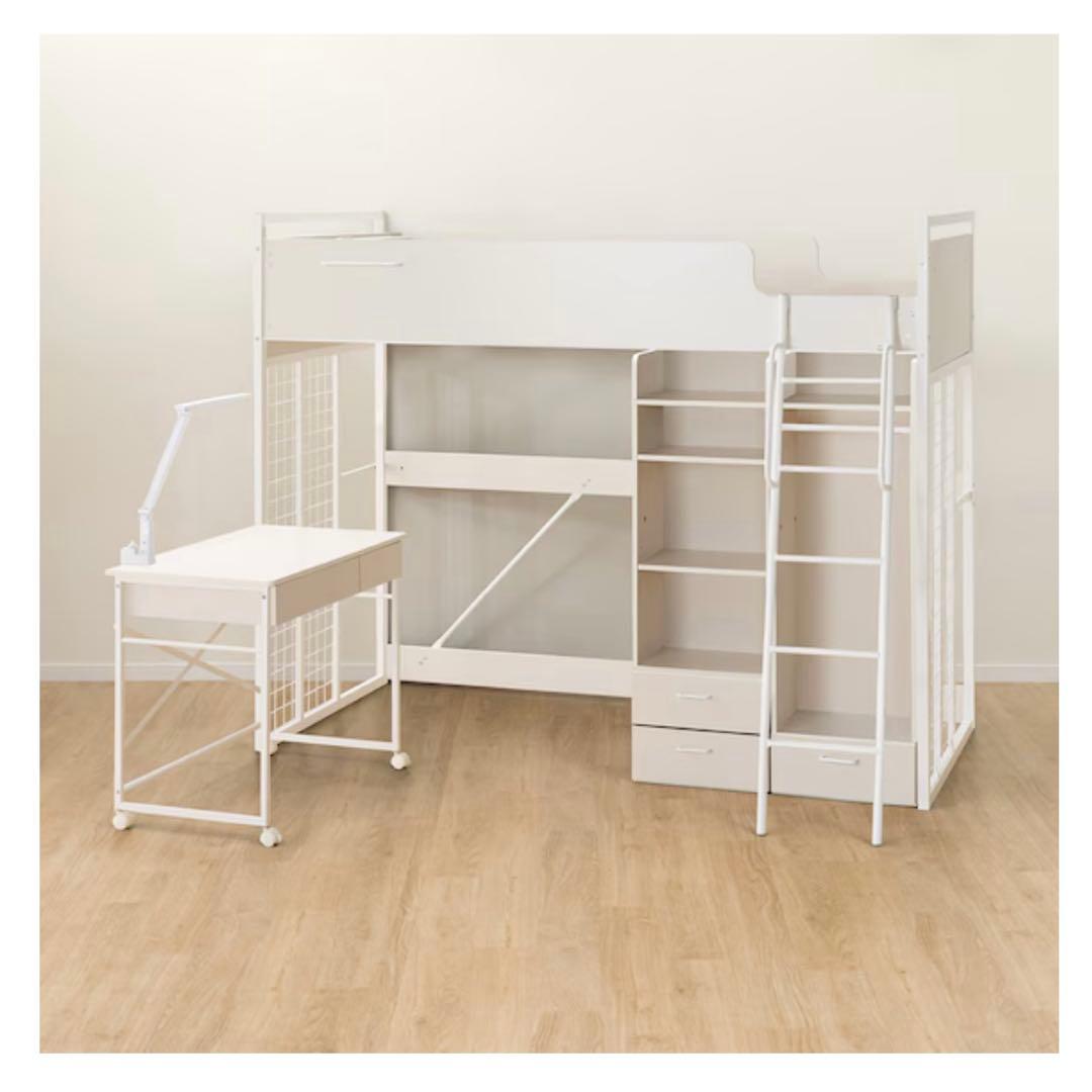☆美品・値下げ交渉可☆ロフトベッド（ニトリ）｜おまけ付き