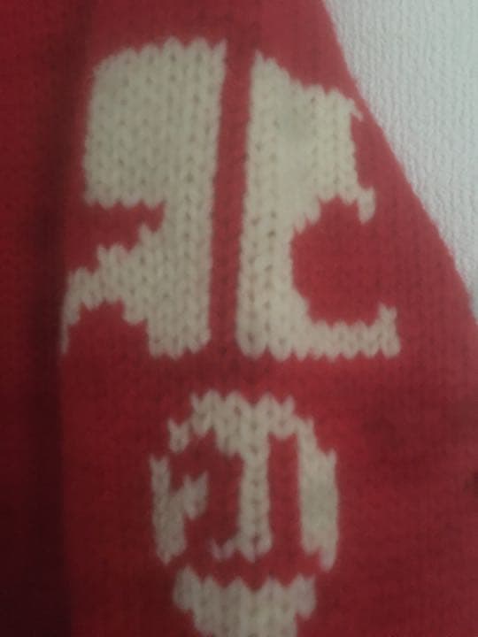 クレージュ  ヴィンテージ　ニットダッフルコート　フード