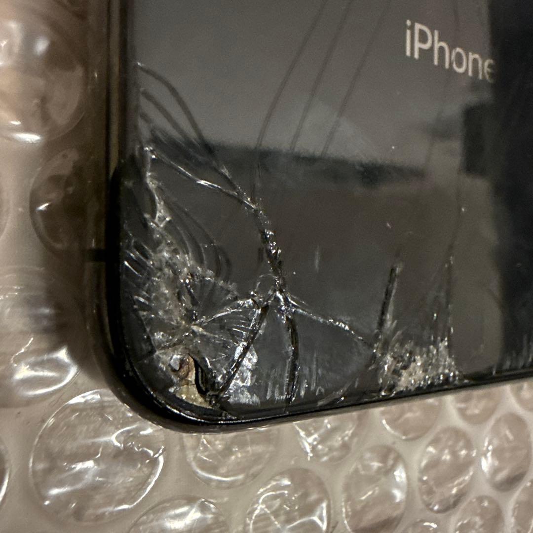 【背面割れあり】iPhoneX 256GB