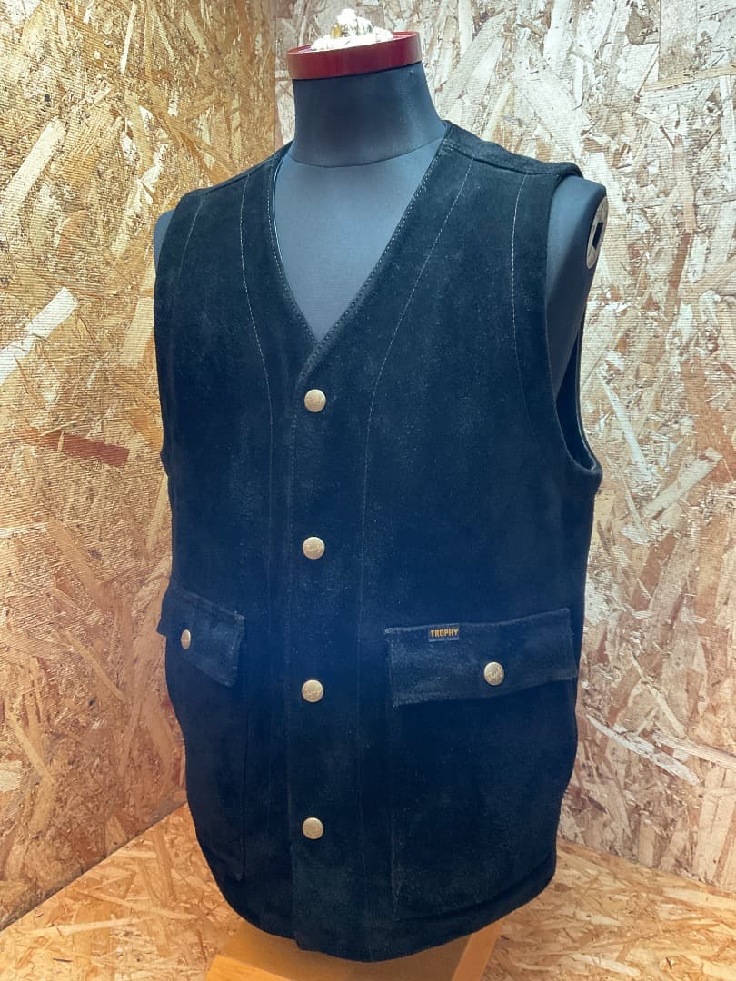 トロフィークロージング ランチャー ステアハイド スエード ベスト 40