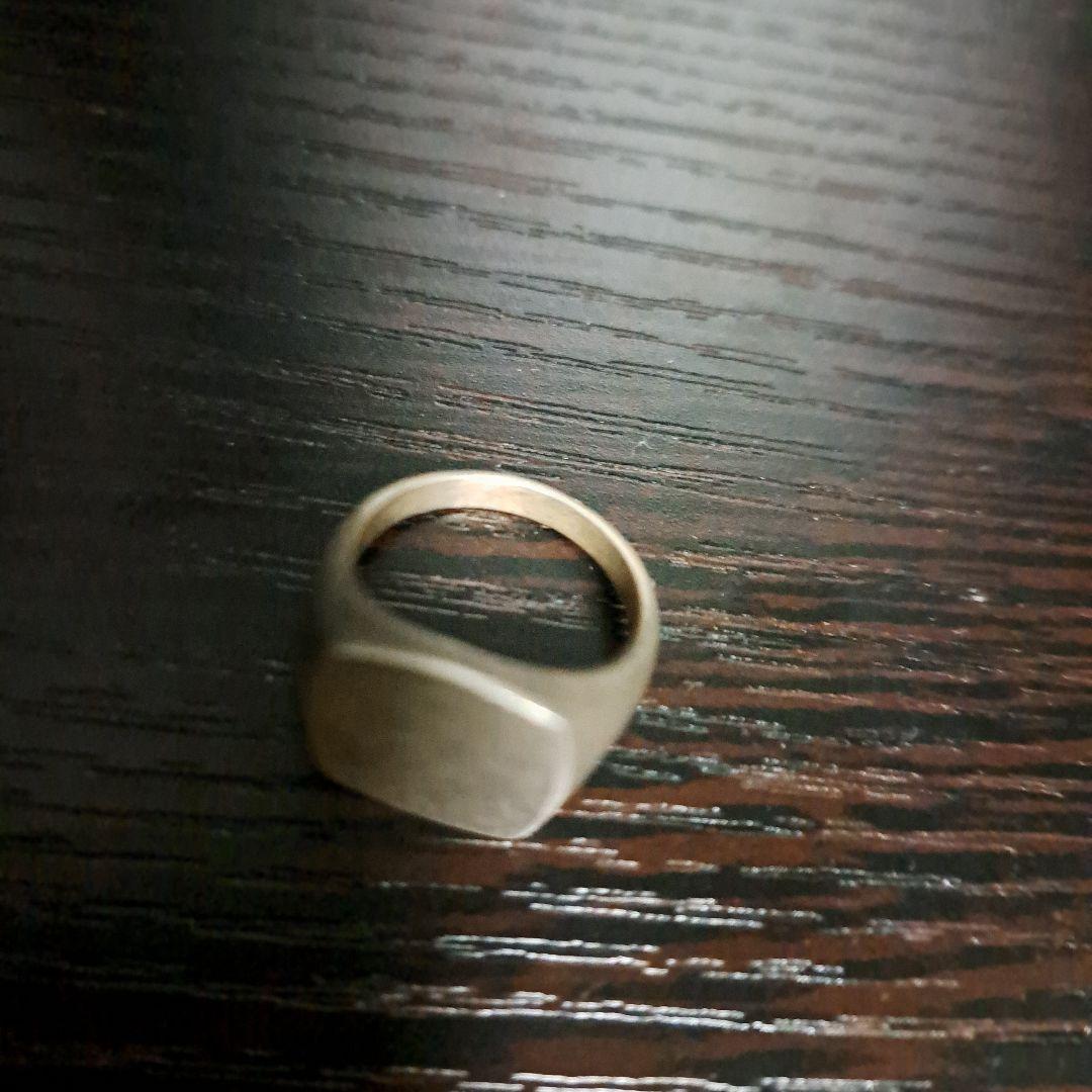 PRY シルバー スクエアリング　7号