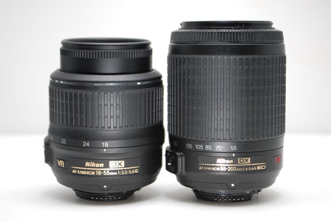 ❤️入門モデル❤️Nikon D60 ダブルレンズセット 動作良好 美品 良品