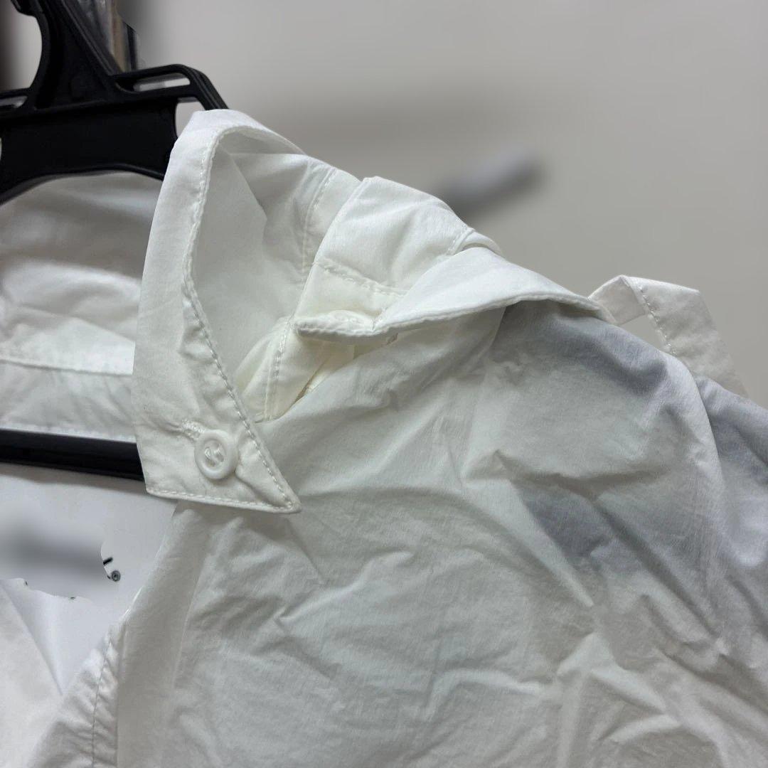 Gymphlex ホワイト長袖シャツ