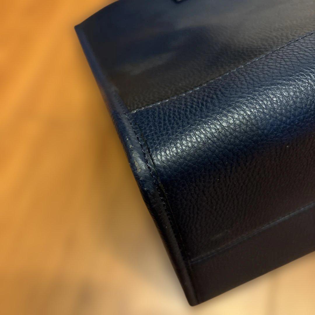 MICHAEL KORS ネイビー トートバッグ　マイケルコース　ビジネスバッグ