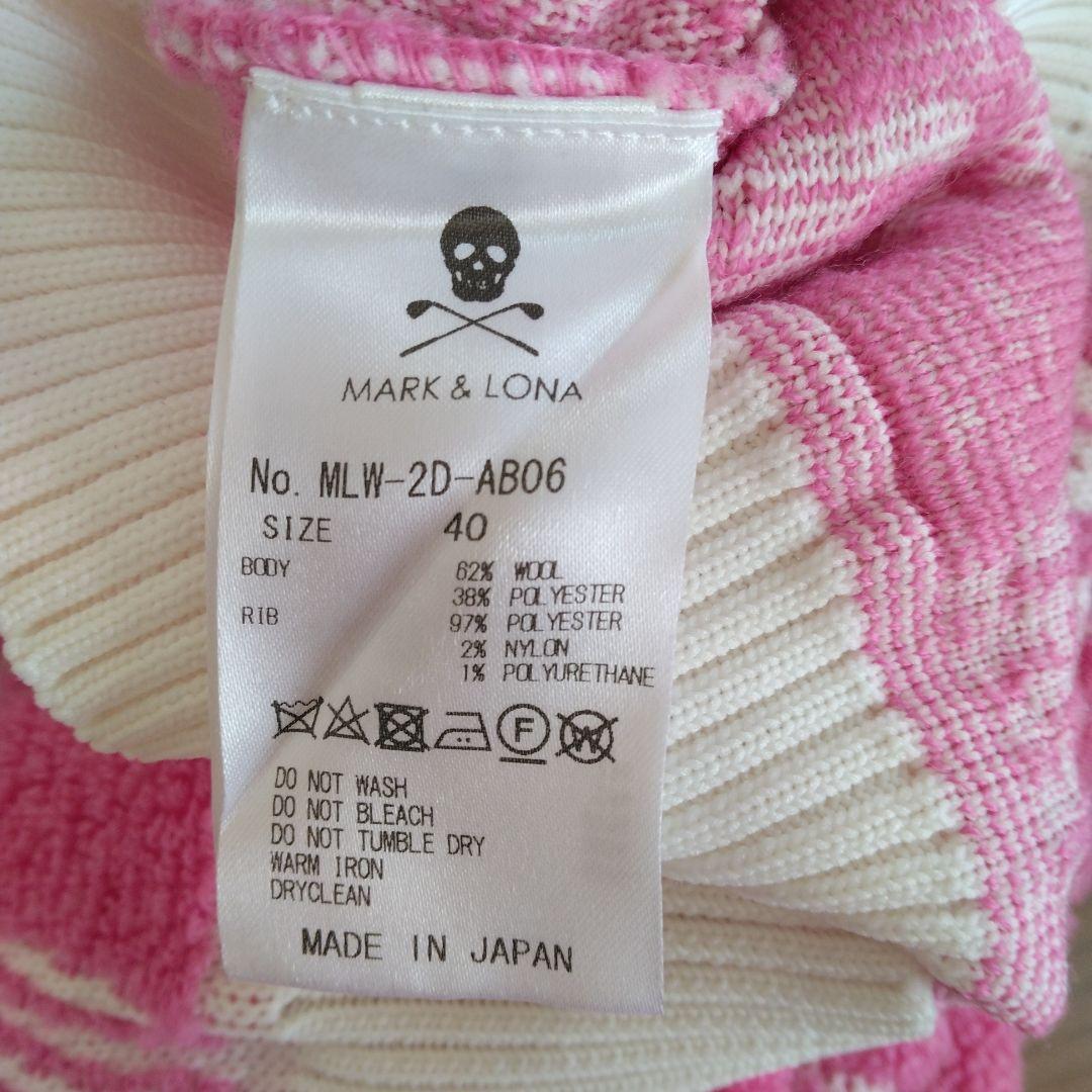 MARK&LONA マーク&ロナ　長袖セーター　40サイズ　レディース　ゴルフ