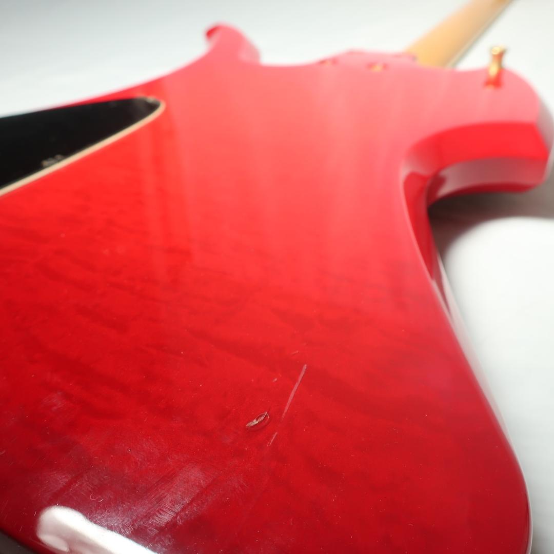 Burny HIDEモデル MG-85X モッキンバード ギター ギグバッグ付