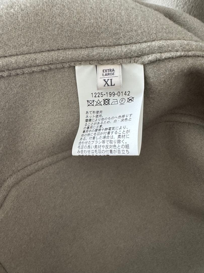 beauty&youthビーバーフィニッシュ リバーメルトン カバーオール