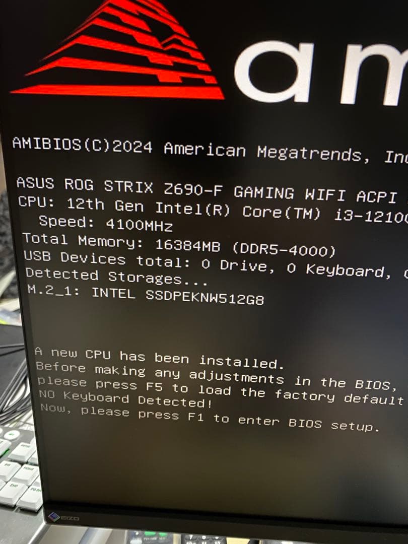 ROG STRIX Z690-F GAMING WIFI 動作確認済