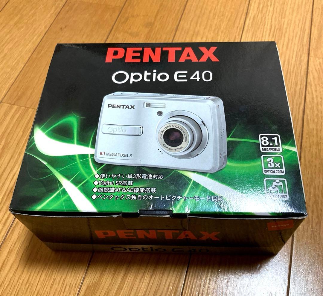 【簡易動作確認済み】PENTAX Optio E40 元箱付き