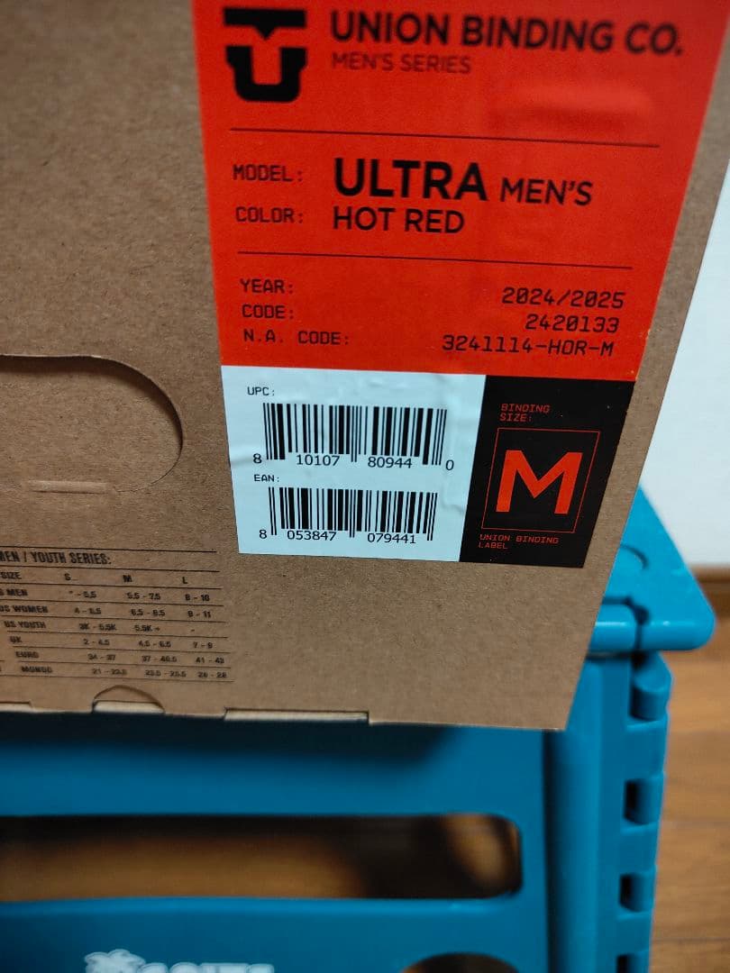 24-25 UNION ULTRA RED 1回使用のみ